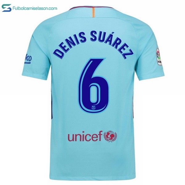 Camiseta Barcelona 2ª Denis Suarez 2017/18